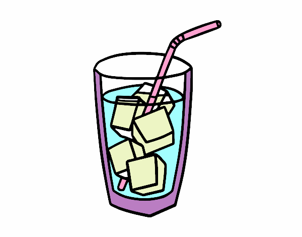 Un vaso de refresco