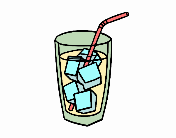 Un vaso de refresco