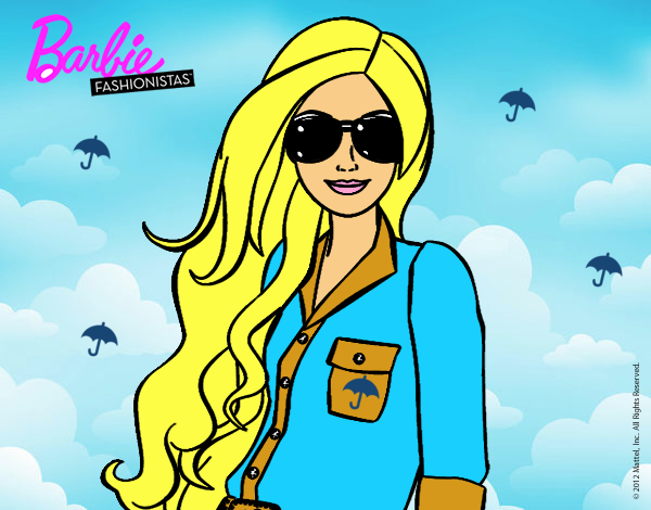 Barbie con gafas de sol