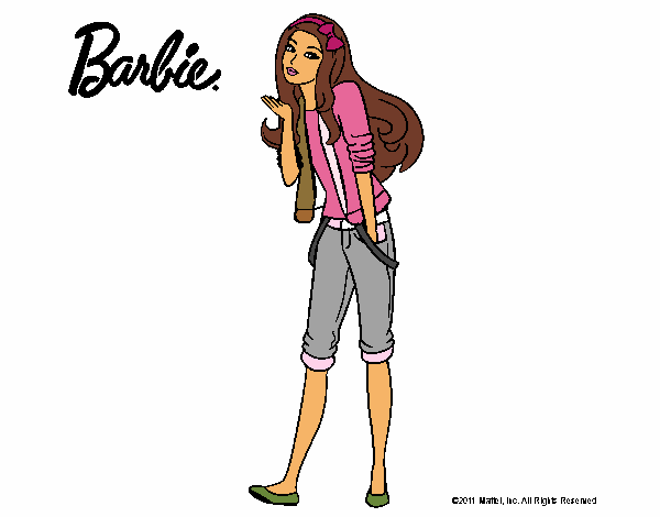 Barbie con look casual