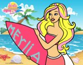 Barbie va a surfear