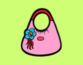 Bolso con flor