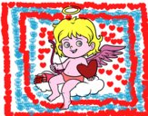 Cupido en una nube