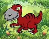 Dinosaurio velociraptor