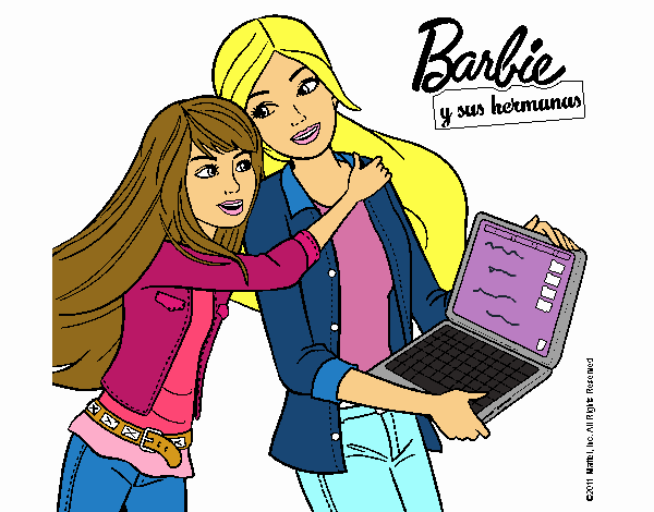 El nuevo portátil de Barbie