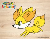 Fennekin corriendo