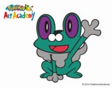 Froakie saludando