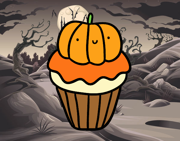 Halloween cupcake