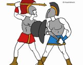 Lucha de gladiadores