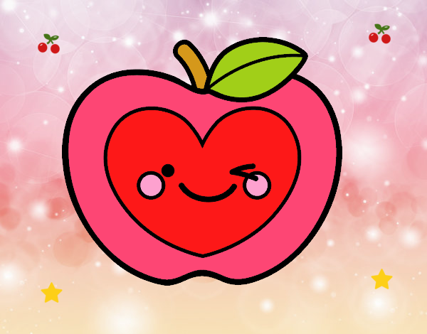 Manzana corazón