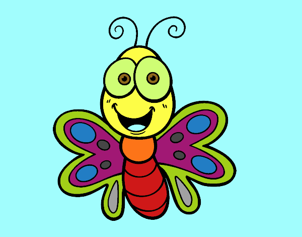 Mariposa sonriente