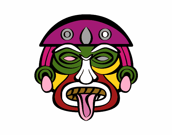 mascara aztecas 
