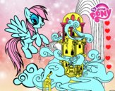 Rainbow Dash en su palacio