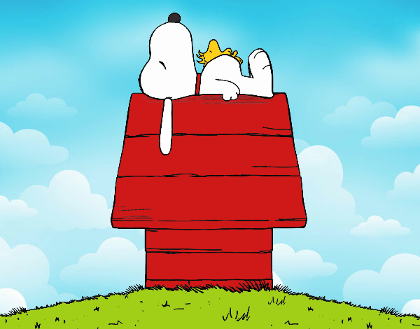 Snoopy durmiendo