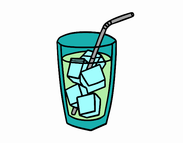 Un vaso de refresco