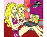 Barbie chateando