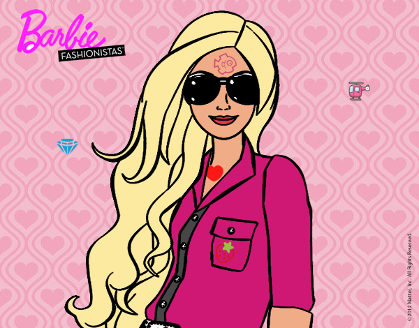 Barbie con gafas de sol