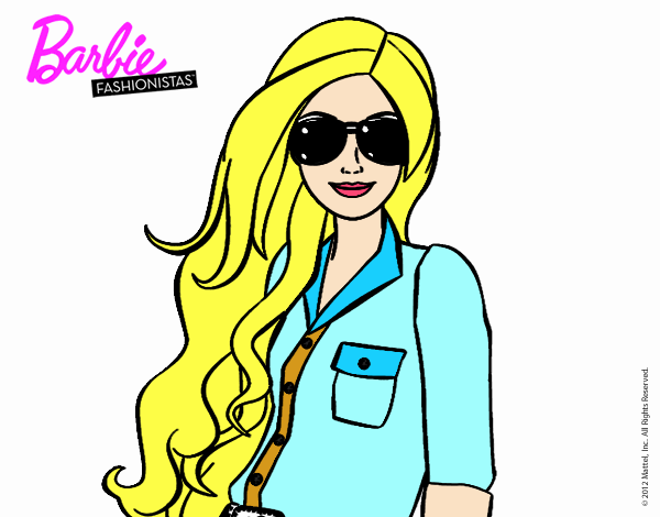 Barbie con gafas de sol