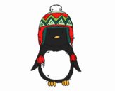 Bebé pingüino con gorrito