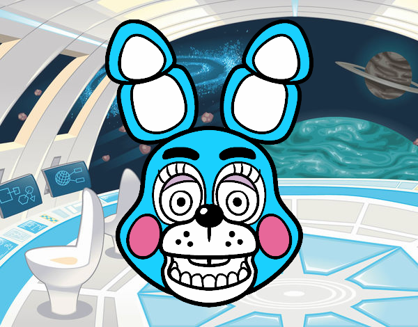 Cara de Toy Bonnie de Five Nights at Freddy's