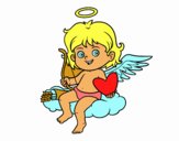 Cupido en una nube