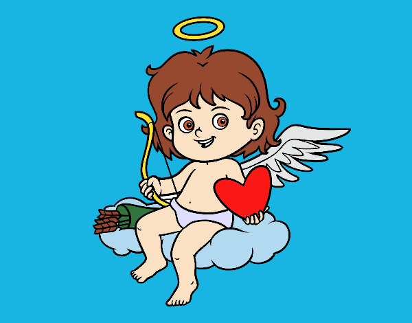 Cupido en una nube