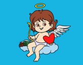 Cupido en una nube