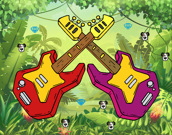 las guitarras en el bosque