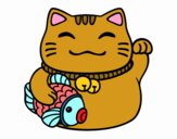 Maneki-neko de la abundancia