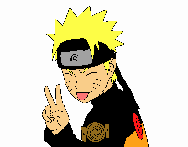 Naruto sacando lengua