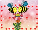 Pareja de abejas