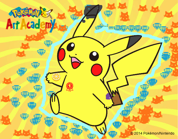 Pikachu en Pokémon Art Academy