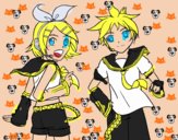 Rin y Len Kagamine Vocaloid