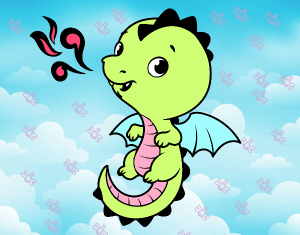 dragón bebe