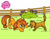 Applejack y Winona