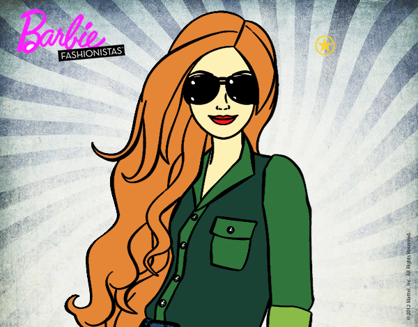 Barbie con gafas de sol