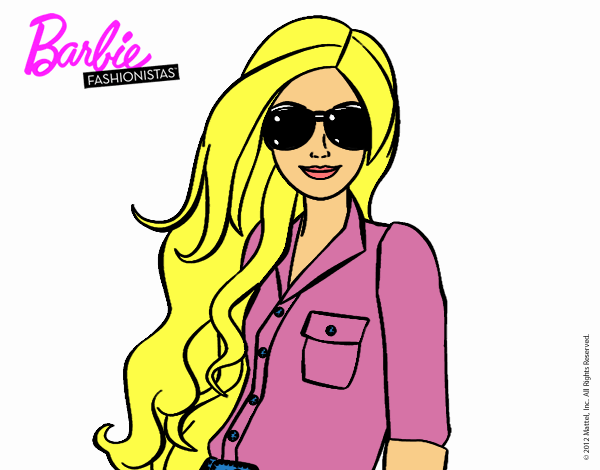 Barbie con gafas de sol