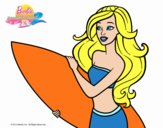 Barbie va a surfear