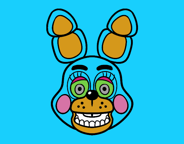 Cara de Toy Bonnie de Five Nights at Freddy's