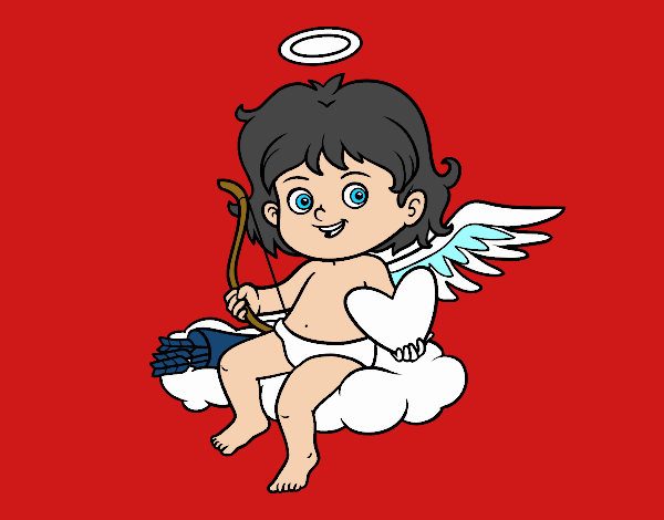 Cupido en una nube