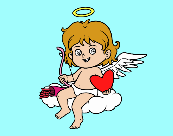 Cupido en una nube