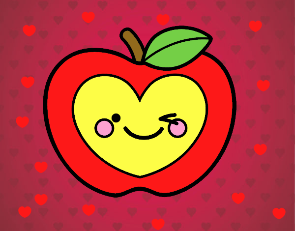 Manzana corazón