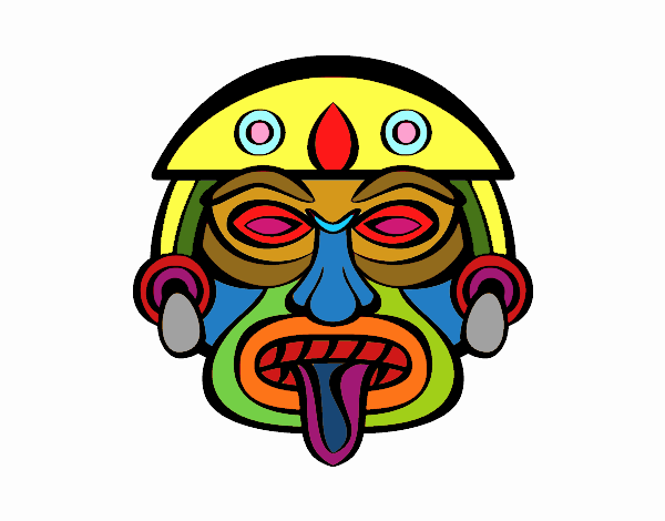mascara azteca