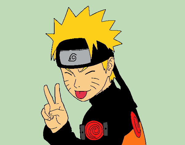 Naruto sacando lengua