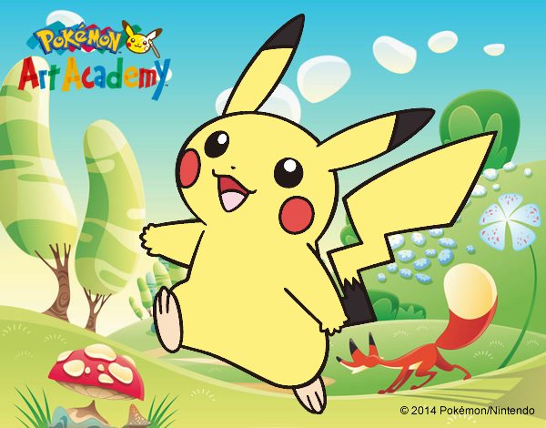 Pikachu en Pokémon Art Academy