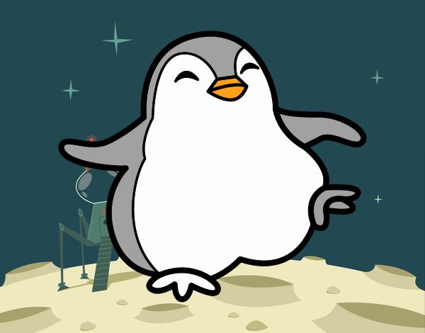 Pingüino bailando