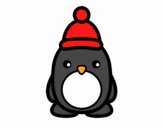 Pingüino navideño