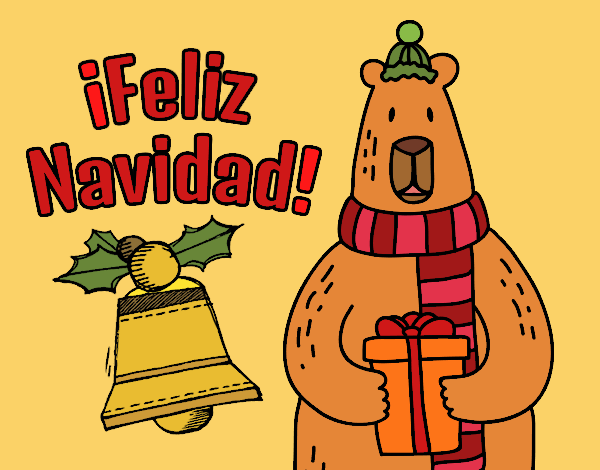 oso de navidad