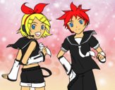 Rin y Len Kagamine Vocaloid