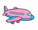 Un avión de pasajeros